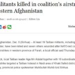 আফগানিস্তানে ন্যাটোর বিমান হামলায় ১৯ জঙ্গি নিহত